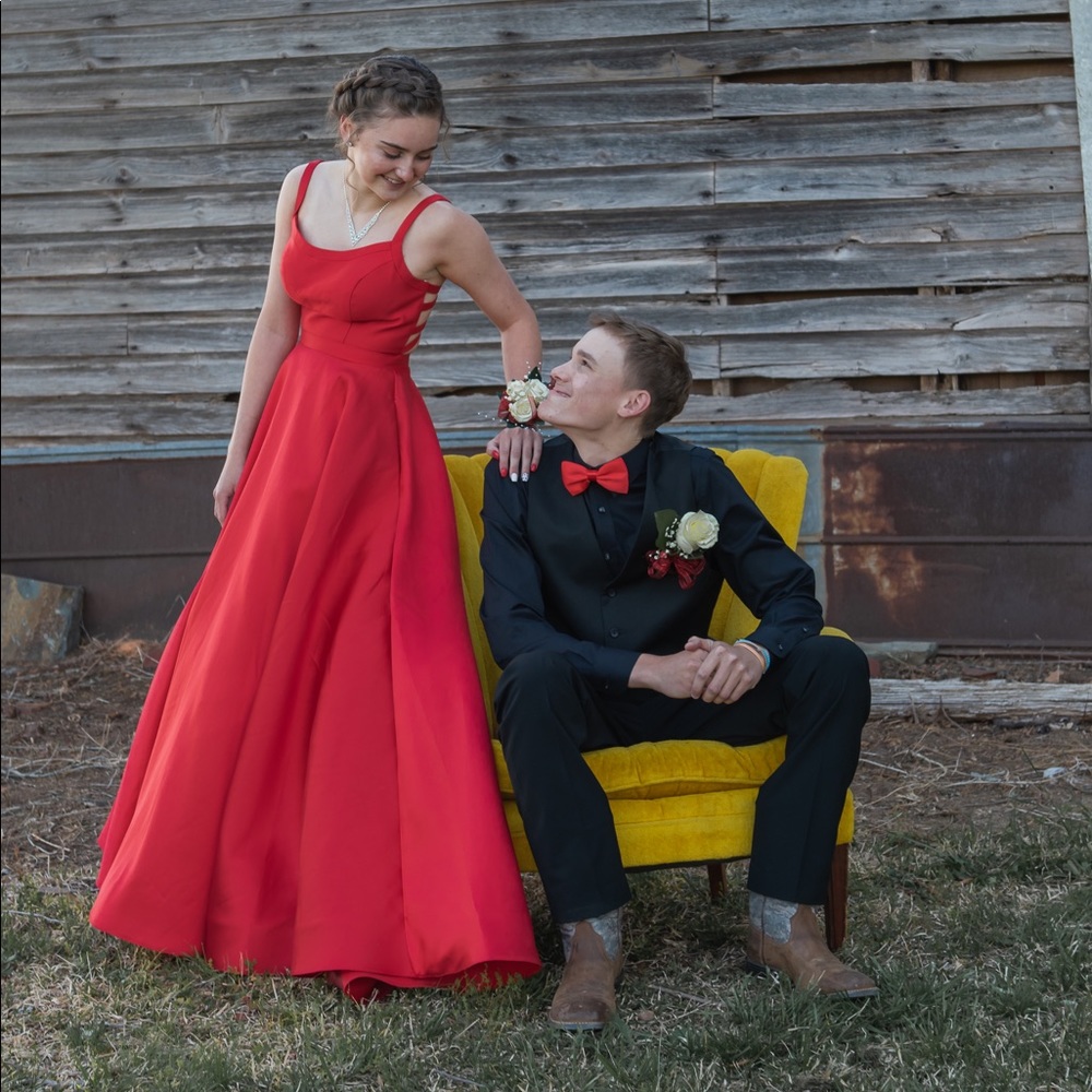 Red Prom Dress - Picture 2 of 3